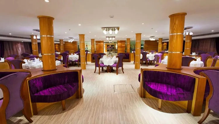 Restaurant aboard the Al Hambra Nile Cruise Nile cruise